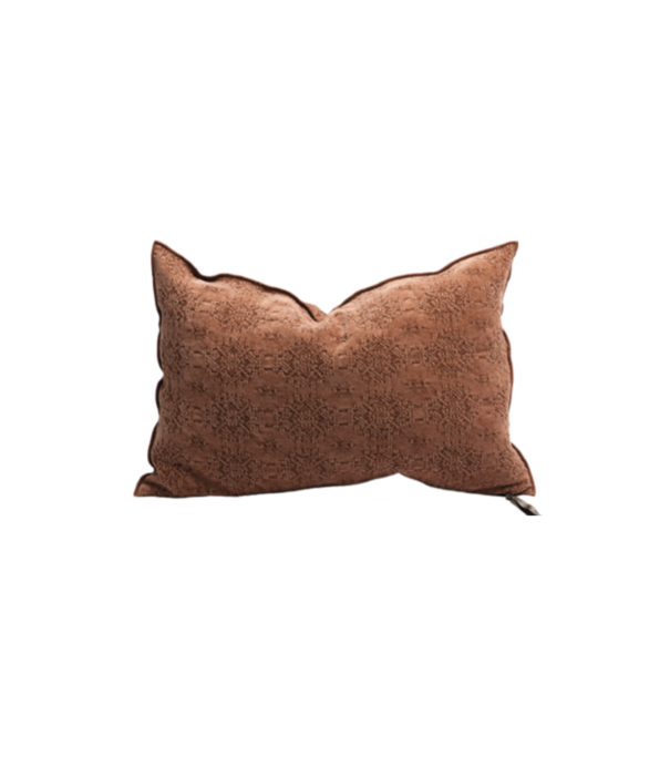 Maison de Vacances Coussin Vice Versa Jacquard Stone Washed Kilim Argile  40 x 60