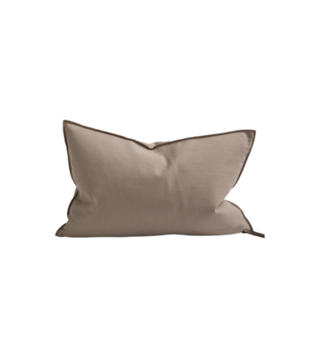 Coussin Vice Versa Toile Métis Upcyclée Nude