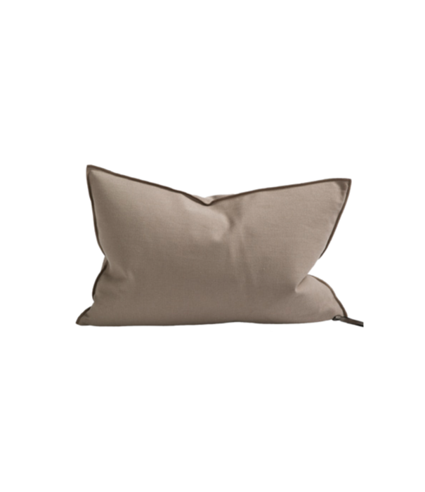 Maison de Vacances Coussin Vice Versa Toile Métis Upcyclée Nude