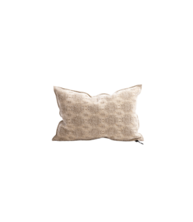 Coussin vice versa Jacquard stone washed kilim nude 30 x 50