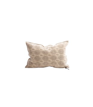 Coussin vice versa Jacquard stone washed kilim nude 30 x 50