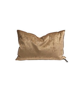Coussin Vice Versa Velours Royal Havane 40X60