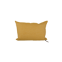 Coussin Vice Versa Lavé Froissé - Ocre / Givré 40x60