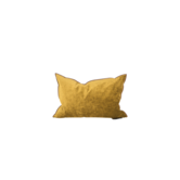 Coussin Vice Versa Velours Royal Ocre 30x50