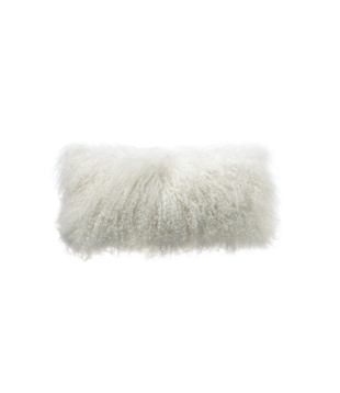 MAISON DE VACANCES - Coussin Chèvre Tibet Blanc
