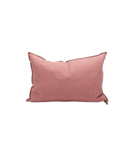 Coussin Vice Versa Lavé Froissé - Pivoine / Givré 40x60