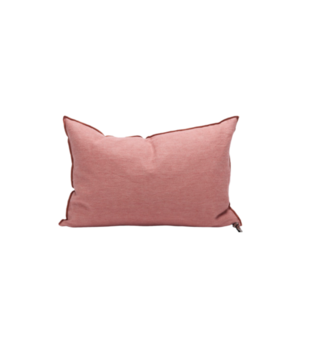 Coussin Vice Versa Lavé Froissé - Pivoine / Givré 40x60