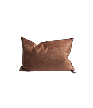 Coussin Vice Versa Velours Royal Argile 40x60