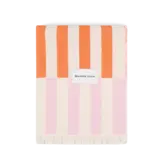 Plaid Tiles Rose Carotte 140x190cm