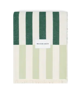Plaid Tiles Sauge Vert Forêt 140x190cm