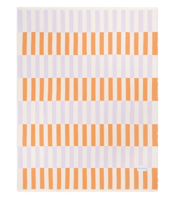 Plaid Tiles Papaye Lilas 140x190cm