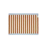 Tapis Stripe Terre 50 x 70 cm