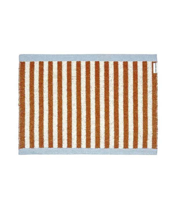 Tapis Stripe Terre 50 x 70 cm