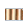 Tapis Stripe Terre 50 x 70 cm