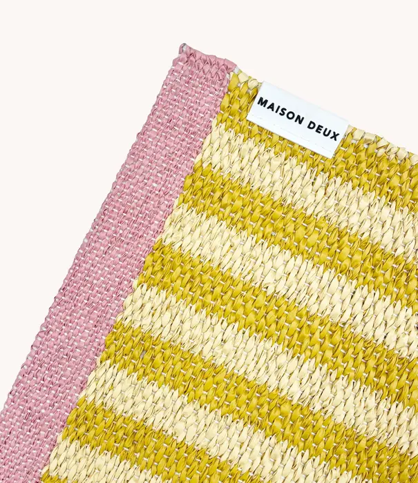 Tapis Stripe Éclat de Soleil 50 x 70 cm