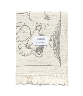 Plaid Peanuts Comic Baseball