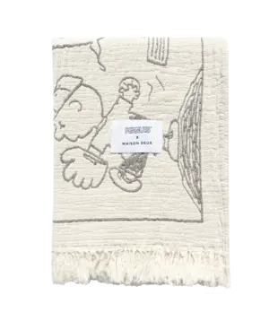 Plaid Peanuts Comic Baseball