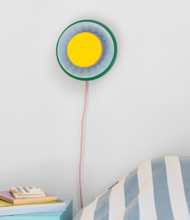 Warren & Laetitia Mina ø20cm câble - jaune/bleu ciel/vert/rose