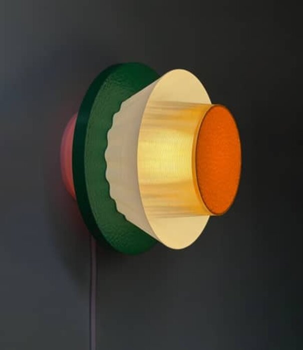 Warren & Laetitia Mina ø20cm câble - jaune/bleu ciel/vert/rose