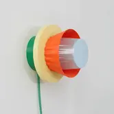Mina ø17cm + câble - bleu ciel/orange/jaune pastel/vert