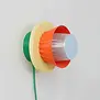 Mina ø17cm + câble - bleu ciel/orange/jaune pastel/vert