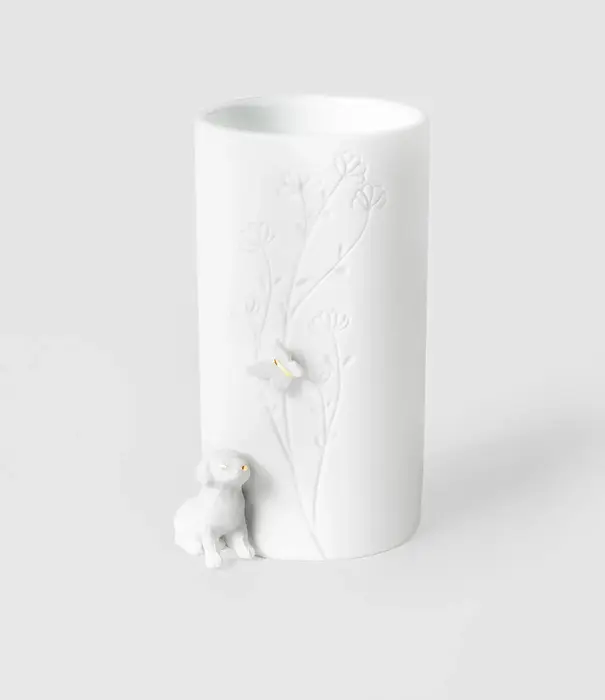 Rader Vase · Chien Assis