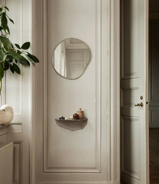 Ferm Living Miroir Pond - Petit Laiton