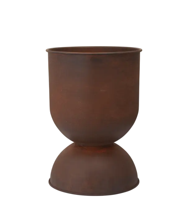 Ferm Living Pot Hourglass - Medium - Rouille