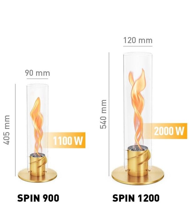 hofats Feu De Table SPIN 1200 - Or