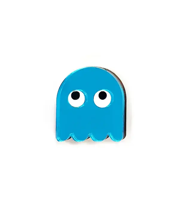 Broche Aimant Fantôme Bleu