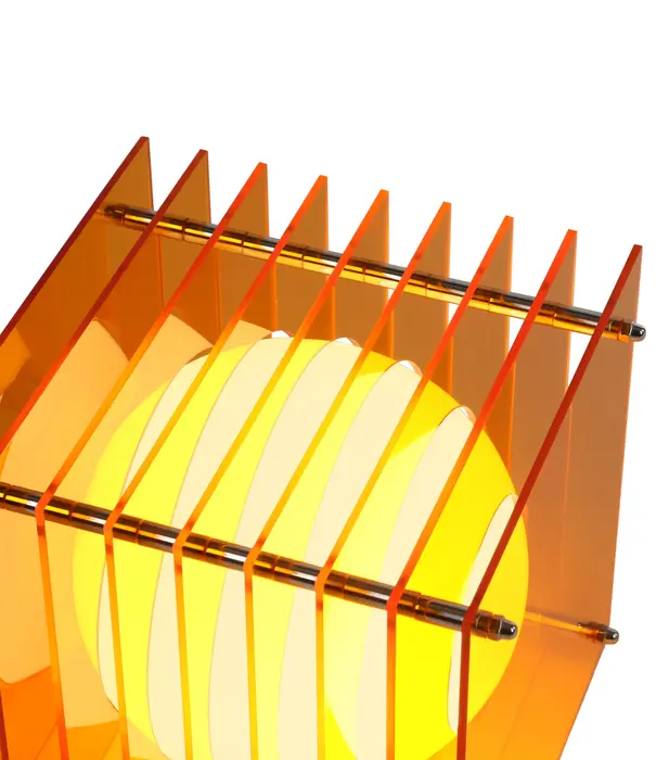 Bang Lampe LOP - Petit Carré - Orange
