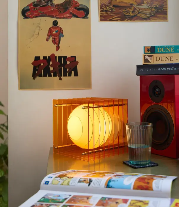 Bang Lampe LOP - Petit Carré - Orange
