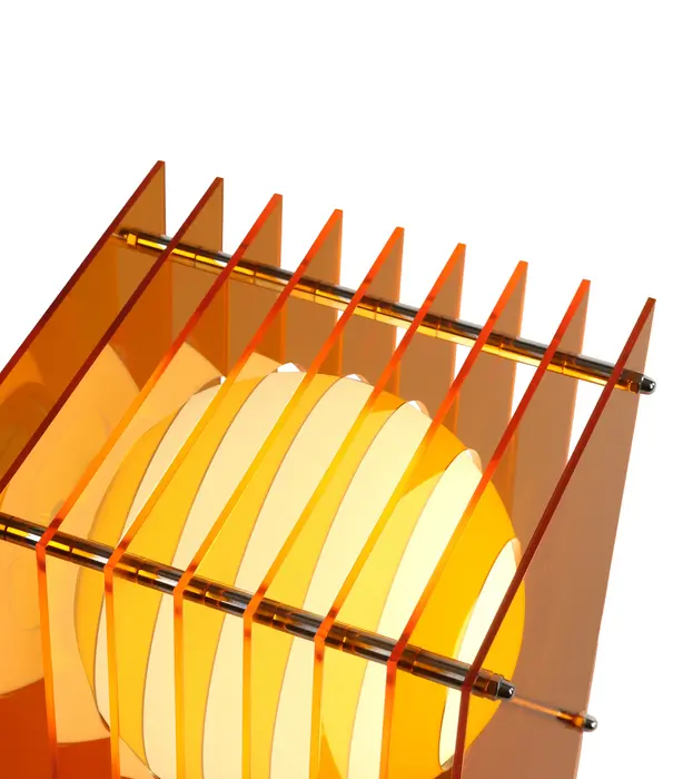 Bang Lampe LOP - Petit Rectangle - Orange