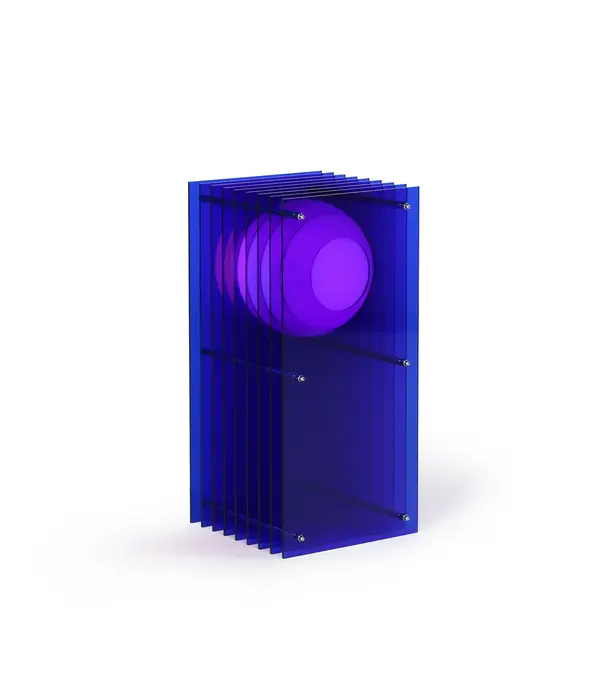 Bang Lampe LOP - Petit Rectangle - Bleu