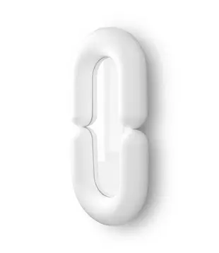 Miroir Zodiac L - Blanc