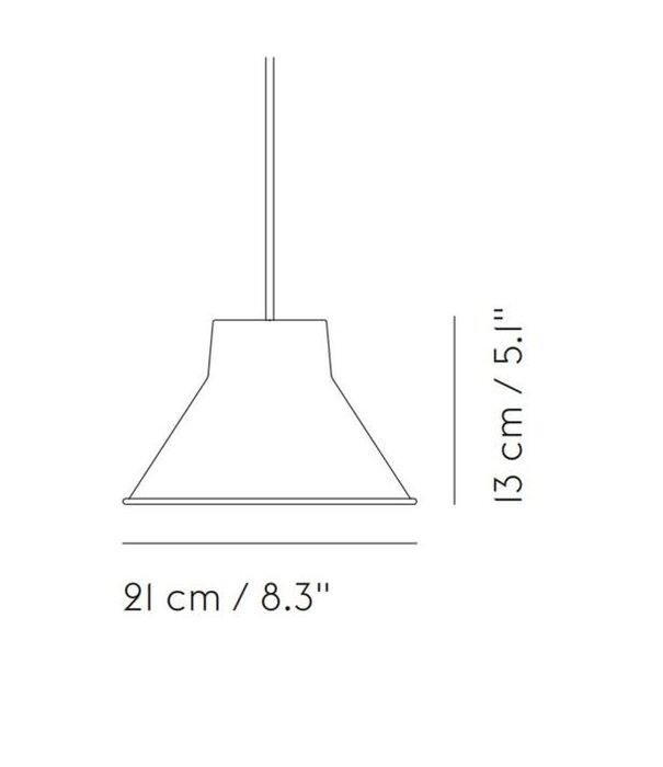 Muuto Top Pendant Lamp - Ø21 - Sand