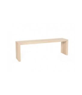 Banc Lamelle Chêne Nature HT2