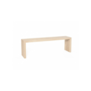 Banc Lamelle Chêne Nature HT2