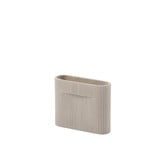 Ridge Vase Beige S