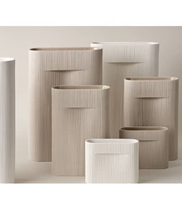 Muuto Vase Ridge - Petit - Blanc