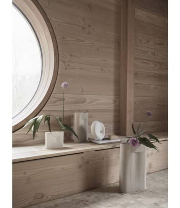 Muuto Vase Ridge - Petit - Blanc
