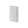 Ridge Vase - H35 - White Frosted Glass
