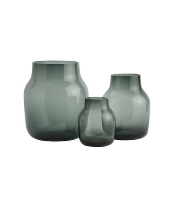 Muuto Silent Vase - Ø11- Dark Green