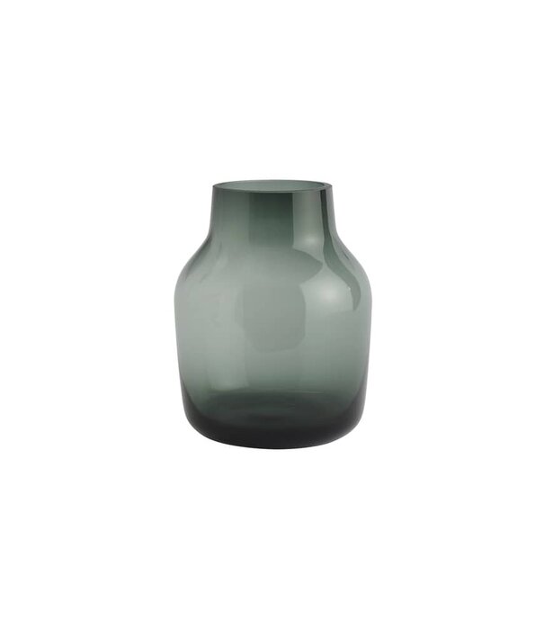 Muuto Silent Vase - Ø15 - Dark Green