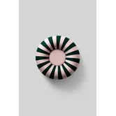 Pouf Float - Vert / Rose Ø80cm
