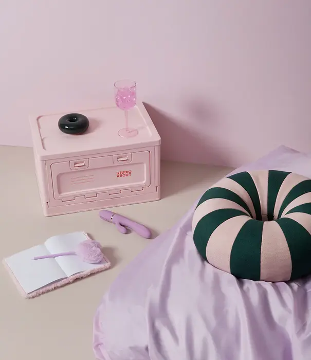 Studio About Coussin Float - Vert / Rose Ø40cm