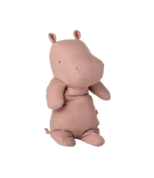 Safari Friends, Hippo, Medium - Rose