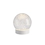 BOULE GLAMOR - 13cm - Blanc