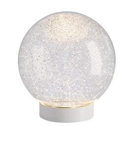 BOULE GLAMOR - 18cm - Blanc