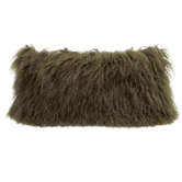 Coussin Chèvre Tibet Kaki 25X50